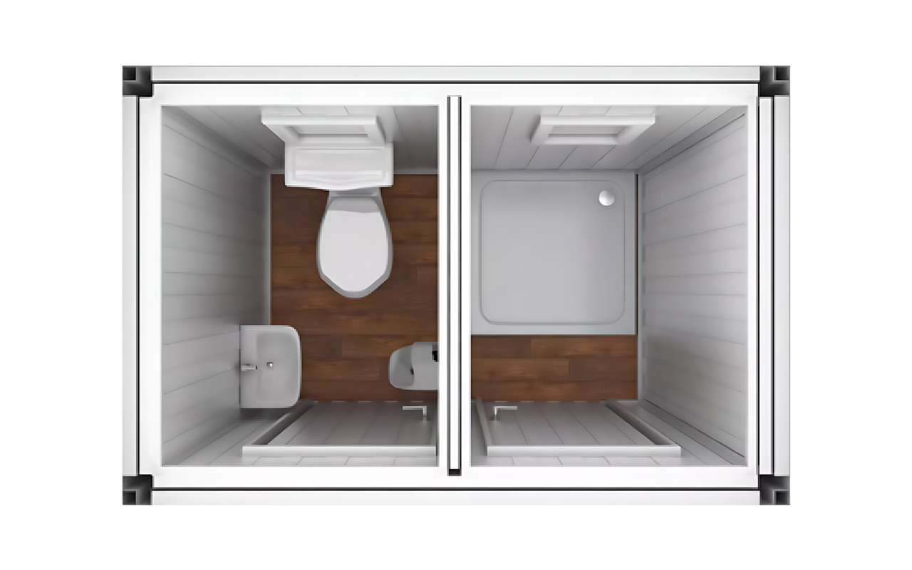 WC mit URINAL-DUSCHE